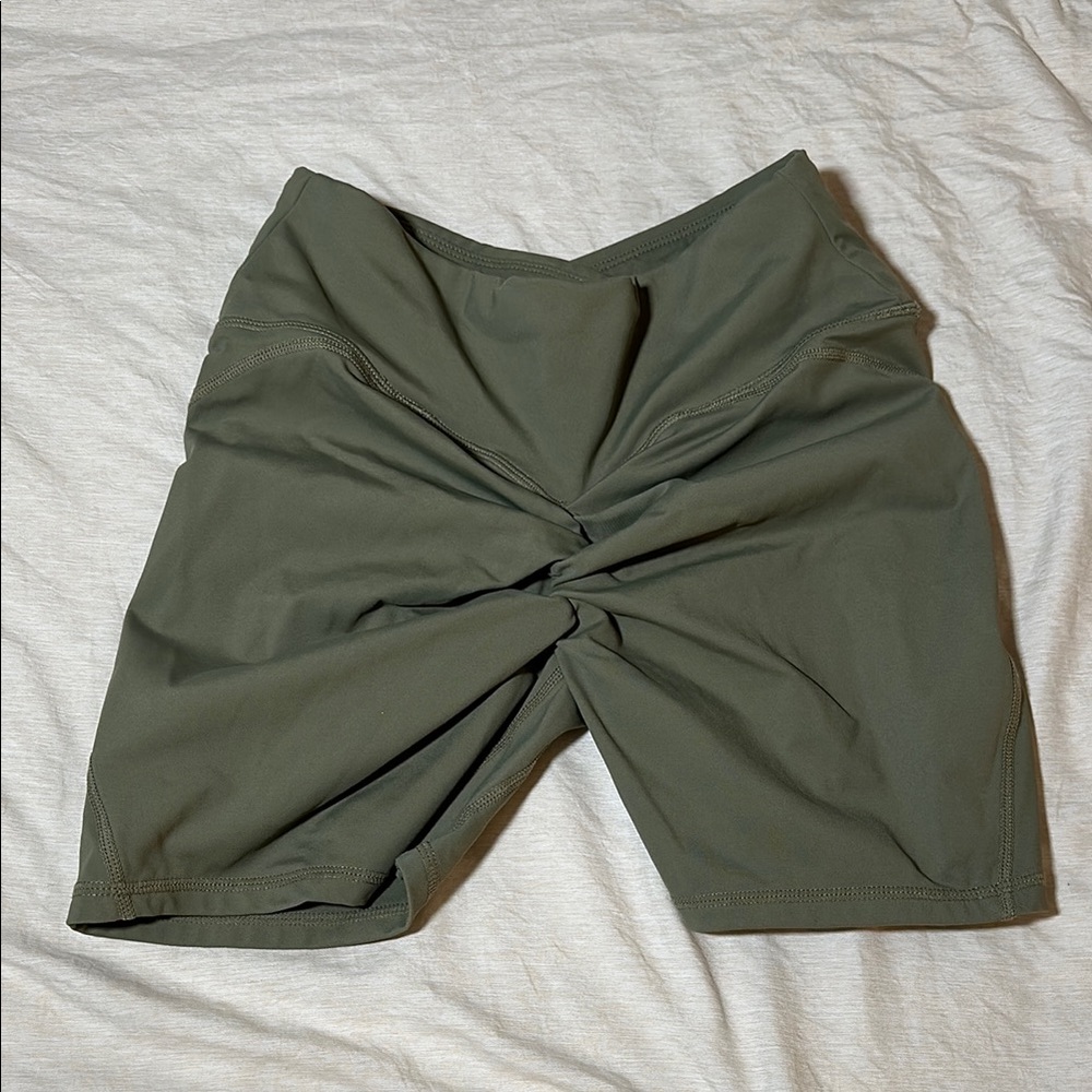 Amazon Women's Olive Bike Shorts